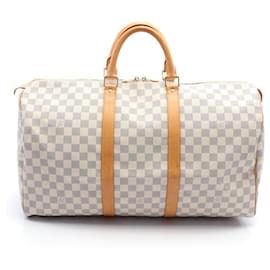 Autre Marque-Louis Vuitton Keepall 50 Canvas Travel Bag N41430 in Very Good Condition-Other