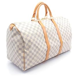 Autre Marque-Bolsa de viagem em lona Louis Vuitton Keepall 50 N41430 em muito bom estado-Outro