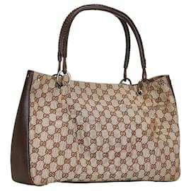 Autre Marque-Bolsa tote de lona GG Gucci 115015 em muito bom estado-Outro