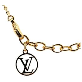 Autre Marque-Louis Vuitton LV&ME V Necklace M61077 Gold Plated in Great Condition-Other