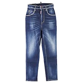 Autre Marque-Calça jeans skinny de cintura alta Dsquared2 em excelente estado-Outro