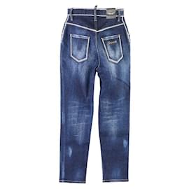 Autre Marque-Calça jeans skinny de cintura alta Dsquared2 em excelente estado-Outro