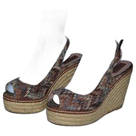 Missoni compensées Multicolore