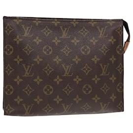 Louis Vuitton-LOUIS VUITTON Monogram Poche Toilette 26 Pouch M47542 LV Auth 81356-Monogramme