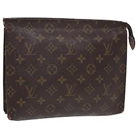 Louis Vuitton-LOUIS VUITTON Monogram Poche Toilette 26 Pouch M47542 LV Auth 80421-Monogramme