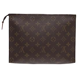 Louis Vuitton-LOUIS VUITTON Monogram Poche Toilette 26 Pouch M47542 LV Auth 82917-Monogramme