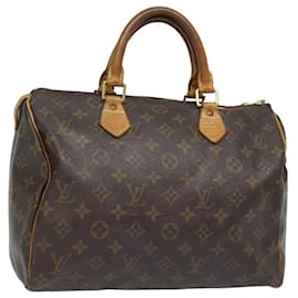 Louis Vuitton-LOUIS VUITTON Sac à main Monogram Speedy 30 M41526 LV Auth 84798-Monogramme