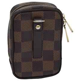 Louis Vuitton-LOUIS VUITTON Damier Ebene Etui Okapi PM Pouch N61738 LV Auth 84354-Autre