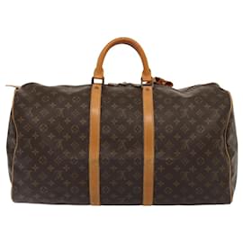 Louis Vuitton-LOUIS VUITTON Monogram Keepall 55 Sac de Boston M41424 LV Auth 83060-Monogramme