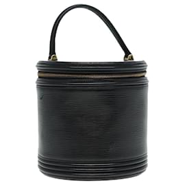 Louis Vuitton-LOUIS VUITTON Epi Cannes Hand Bag Black M48032 LV Auth bs16424-Black