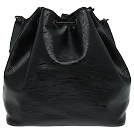 Louis Vuitton-LOUIS VUITTON Epi Petit Noe Sac à épaule Noir M44102 LV Auth 83483-Noir