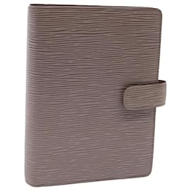 Louis Vuitton-LOUIS VUITTON Agenda Epi MM Couverture Planificateur de Jour Lilas R2004B LV Auth 79919-Violet