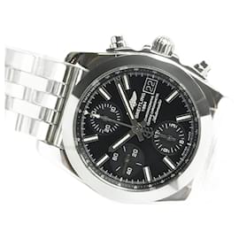 Breitling-BREITLING Chrono Mat38 SleekT black W1331012/BD92 Mens-Silvery