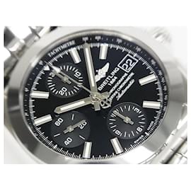 Breitling-BREITLING Chrono Mat38 SleekT black W1331012/BD92 Mens-Silvery