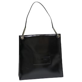 Gucci-Sac à épaule GUCCI Émail Noir 001 1013 3037 Auth ep4984-Noir