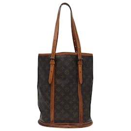 Louis Vuitton-LOUIS VUITTON Sac à épaule Monogram Bucket GM M42236 LV Auth 80217-Monogramme