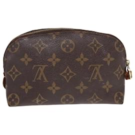 Louis Vuitton-LOUIS VUITTON Pochette Cosmétique Monogram PM Poche Cosmétique M47515 LV Auth 81600-Monogramme