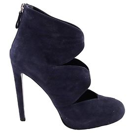 Versace Suede heels Blue