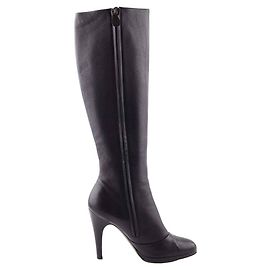 Salvatore Ferragamo Lederstiefel Schwarz