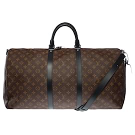Louis Vuitton-LOUIS VUITTON Keepall Bag in Brown Canvas - 102052-Brown