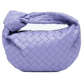 Bottega Veneta-Mini sac à main Jodie en nappa intrecciato violet de Bottega Veneta-Violet