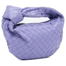 Bottega Veneta-Mini sac à main Jodie en nappa intrecciato violet de Bottega Veneta-Violet