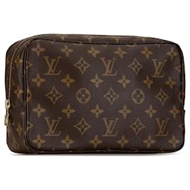 Louis Vuitton-Pochette Trousse Toilette 23 Monogram Louis Vuitton marron-Marron