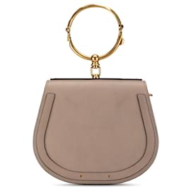 Chloé-Sac à main Chloé Medium Nile en toile beige-Beige