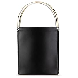 Cartier-Black Cartier Leather Trinity Handbag-Black