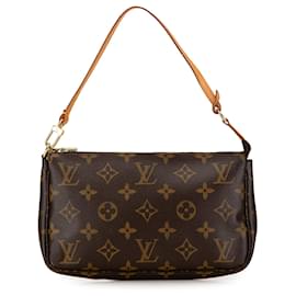 Louis Vuitton-Sac à épaule Pochette Accessoires Monogram Louis Vuitton marron-Marron