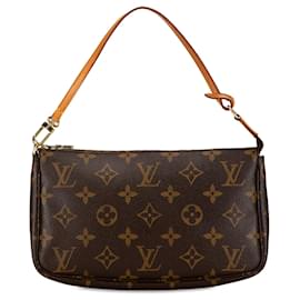 Louis Vuitton-Sac à épaule Pochette Accessoires Monogram Louis Vuitton marron-Marron