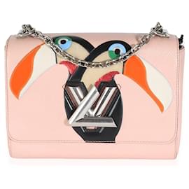 Louis Vuitton-Louis Vuitton Pink Epi Oiseaux Exotiques Twist MM-Rose