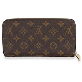 Louis Vuitton-Portefeuille Zippy en toile Monogram Louis Vuitton-Marron