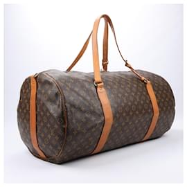 Louis Vuitton-Sac de voyage Monogram Sac Polochon Louis Vuitton M41222-Marron