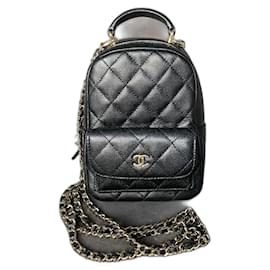 Chanel-Backpacks-Black
