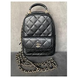 Chanel-Backpacks-Black