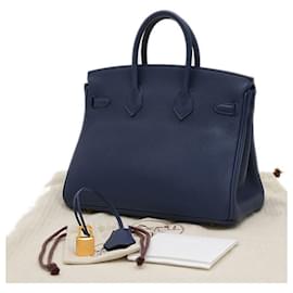 Hermès-Hermès Birkin 25-Blau