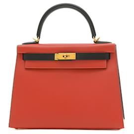 Hermès-Hermès Kelly 28-Red