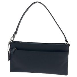 Coach Mini-Handtasche aus Canvas/Leder Schwarz
