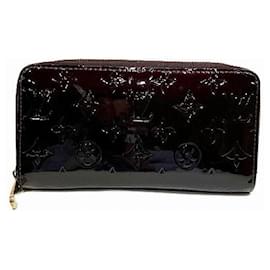 Louis Vuitton-Louis Vuitton Monogram Vernis Zippy Wallet -Brown