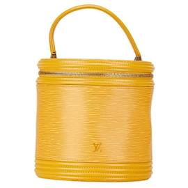Louis Vuitton-Louis Vuitton Cannes Leather Handbag -Yellow
