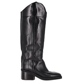 Jimmy Choo Tonya 70 Knee-High Boots in Black Leather Black
