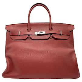 Hermès-Hermès Birkin 40-Red