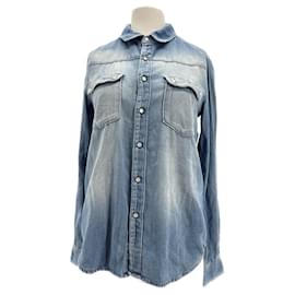 BA&SH Tops T.FR 34 Cotone Blu