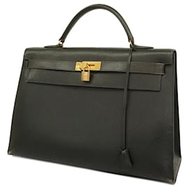 Hermès-Hermès Kelly 40-Black