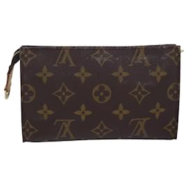Louis Vuitton-LOUIS VUITTON Monogram Bucket PM Pouch Accessory Pouch LV Auth ar12248-Monogram