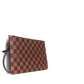 Louis Vuitton-LOUIS VUITTON Bolsas de mão T. Couro-Marrom