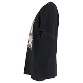 Balenciaga-Balenciaga Year Of The Tiger T-Shirt in Black Cotton-Black