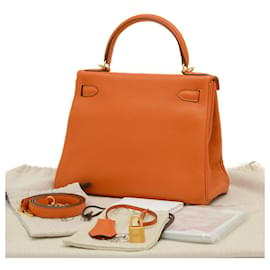 Hermès-Hermès Kelly 28-Arancione