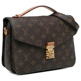 Louis Vuitton-Louis Vuitton Brown Monogram Pochette Metis-Brown